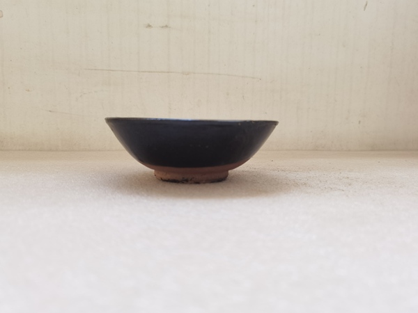 古玩陶瓷磁州窯褐釉茶碗拍賣,當前價格456元