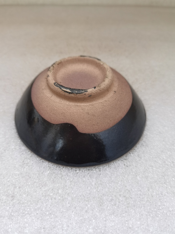 古玩陶瓷磁州窯褐釉茶碗拍賣,當前價格456元