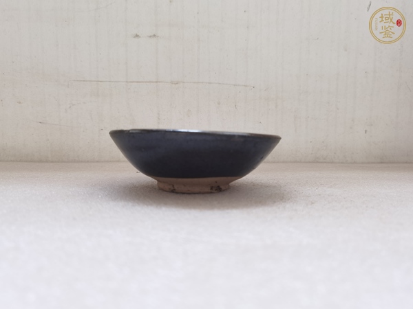 古玩陶瓷磁州窯褐釉茶碗真品鑒賞圖