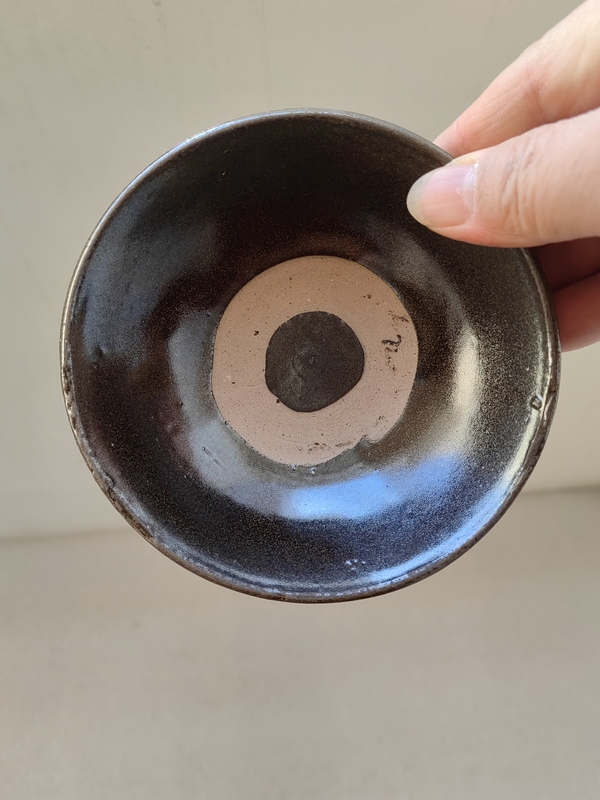 古玩陶瓷磁州窯褐釉茶碗拍賣,當前價格260元