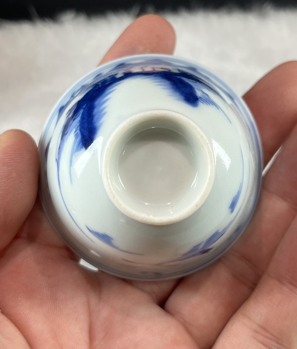 古玩陶瓷青花山水紋杯拍賣,當前價格9800元