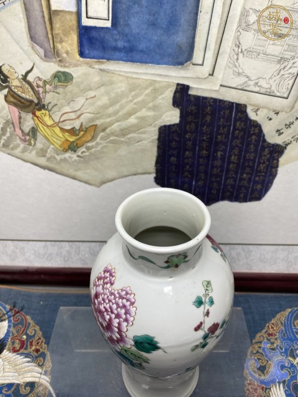 古玩陶瓷粉彩瓶真品鑒賞圖