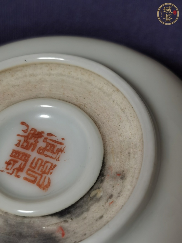 古玩陶瓷粉彩花鳥(niǎo)紋印盒真品鑒賞圖