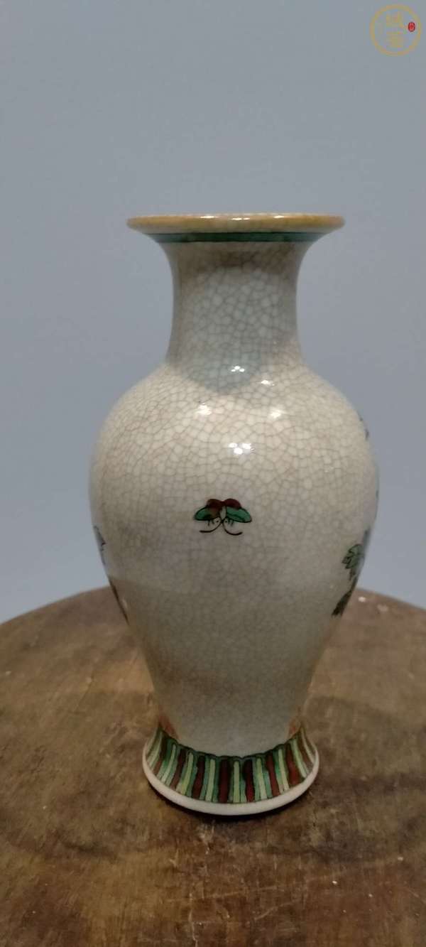 古玩陶瓷民國胭脂紅花茶碗拍賣，當前價格200元
