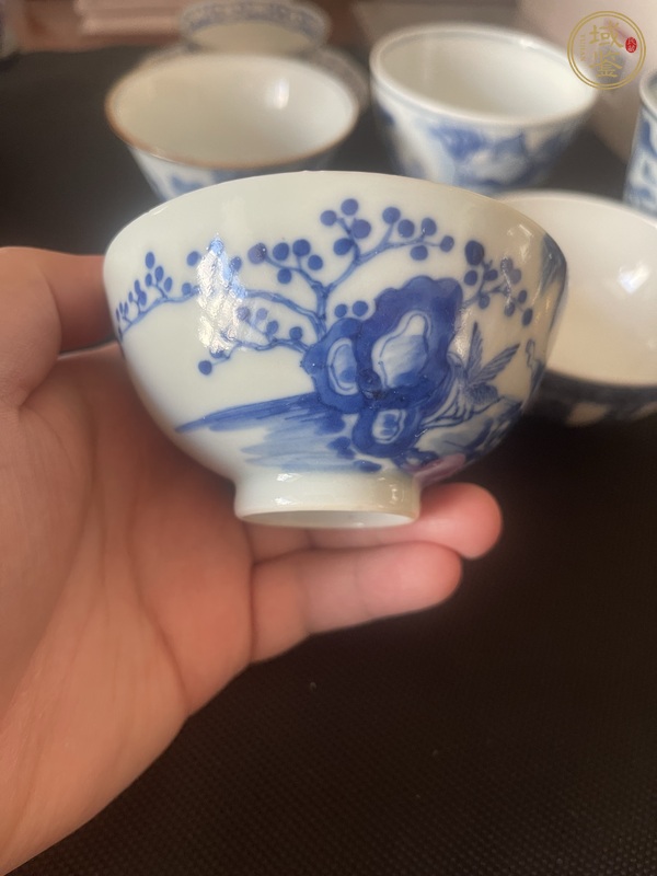 古玩陶瓷青花杯真品鑒賞圖