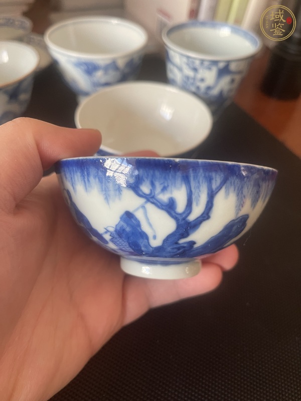 古玩陶瓷青花杯真品鑒賞圖