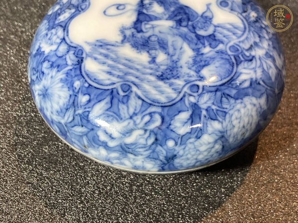 古玩陶瓷青花蓋盒真品鑒賞圖