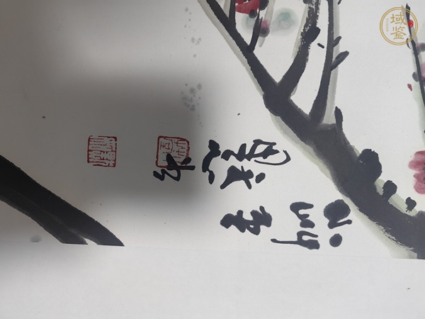 古玩字畫康默如花鳥真品鑒賞圖