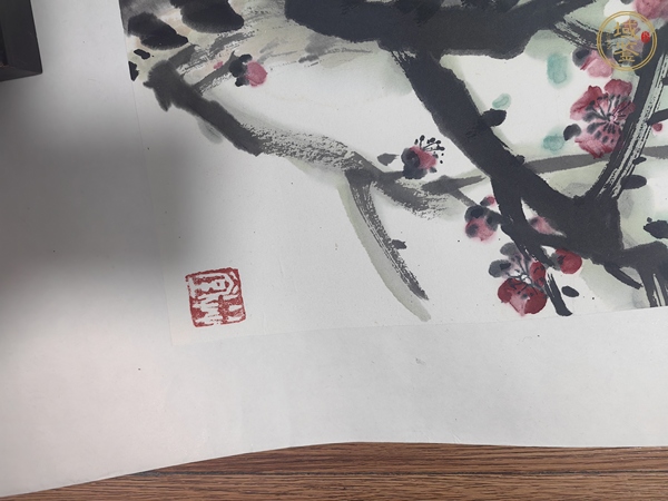 古玩字畫康默如花鳥真品鑒賞圖