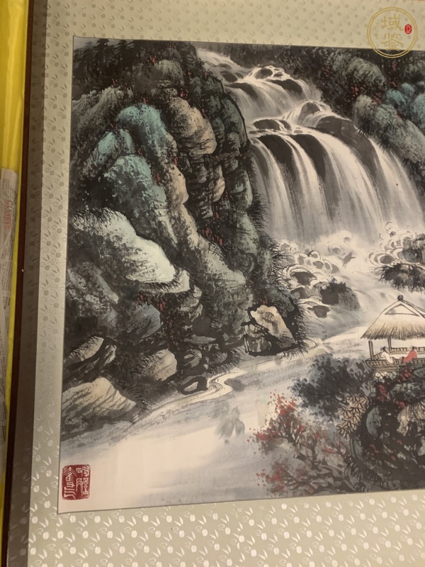 古玩字畫黃綺山水畫真品鑒賞圖