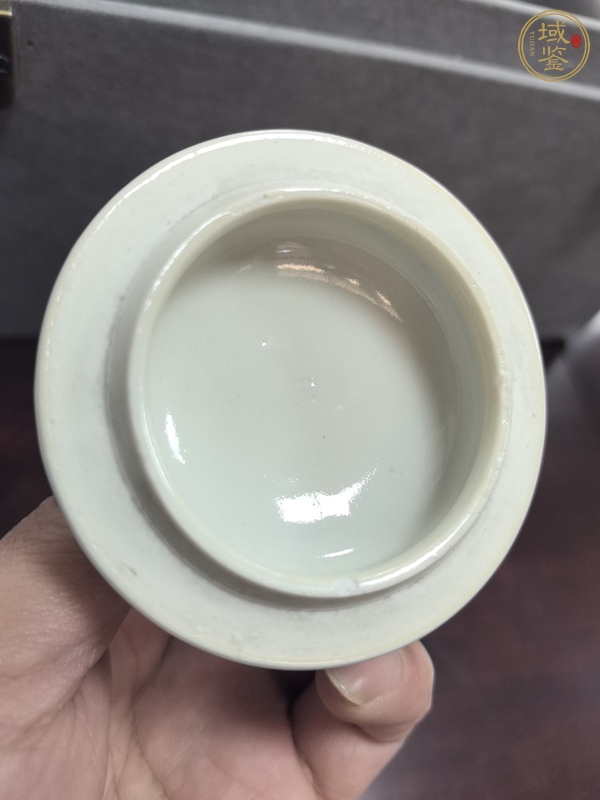 古玩陶瓷青花把杯真品鑒賞圖