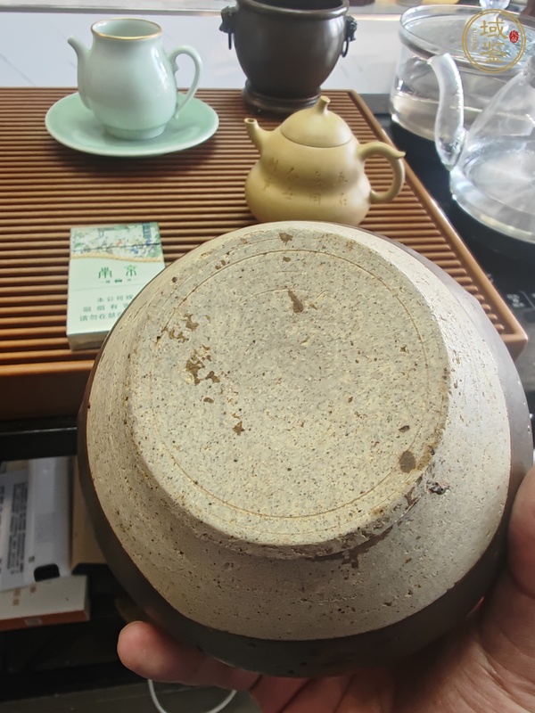 古玩陶瓷茶葉末釉雙系罐真品鑒賞圖