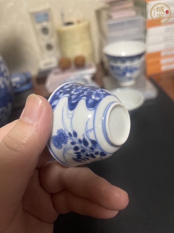 古玩陶瓷青花杯真品鑒賞圖