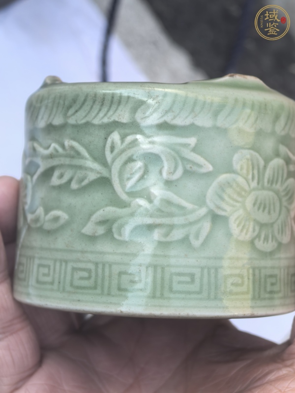 古玩陶瓷青釉香爐真品鑒賞圖