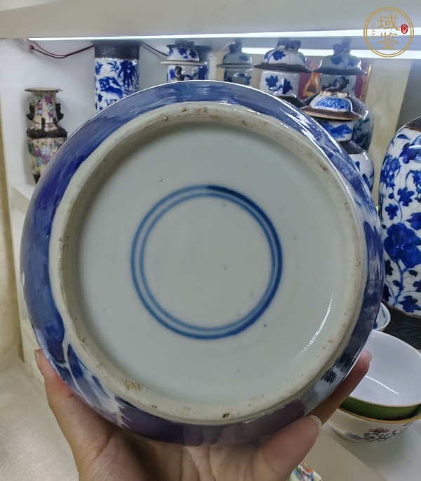 古玩陶瓷青花罐真品鑒賞圖