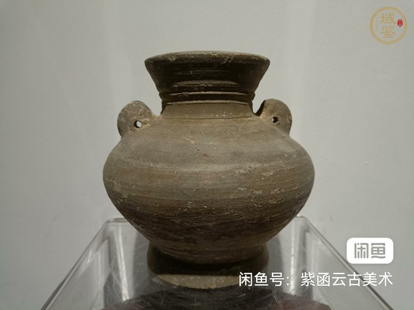 古玩西周陶罍真品鑒賞圖