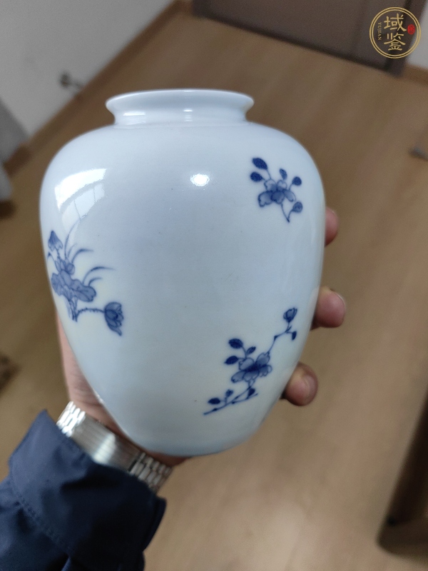 古玩陶瓷青花釉里紅罐真品鑒賞圖