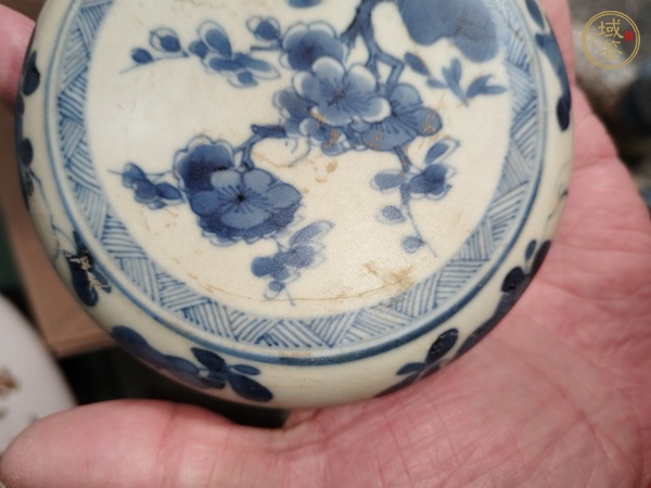 古玩陶瓷青花蓋盒真品鑒賞圖