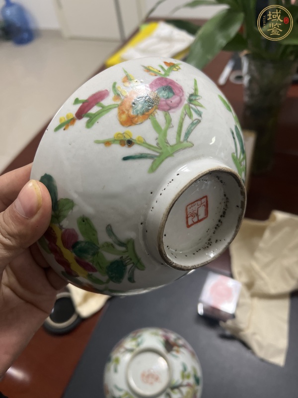 古玩陶瓷粉彩碗真品鑒賞圖