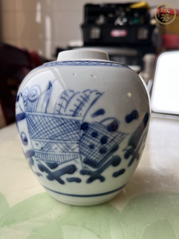 古玩陶瓷青花罐真品鑒賞圖