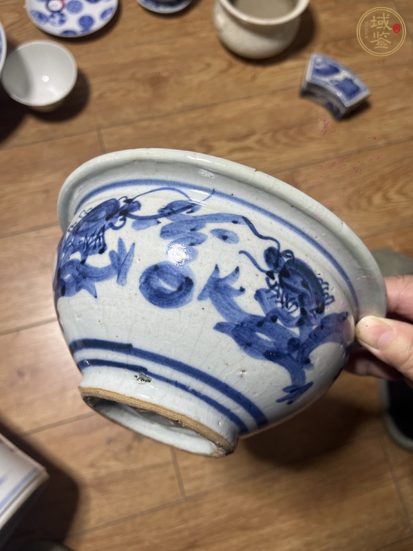 古玩龍紋青花香爐真品鑒賞圖