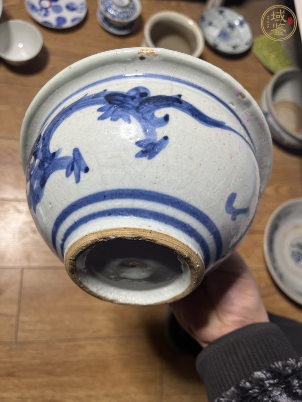 古玩陶瓷龍紋青花香爐真品鑒賞圖