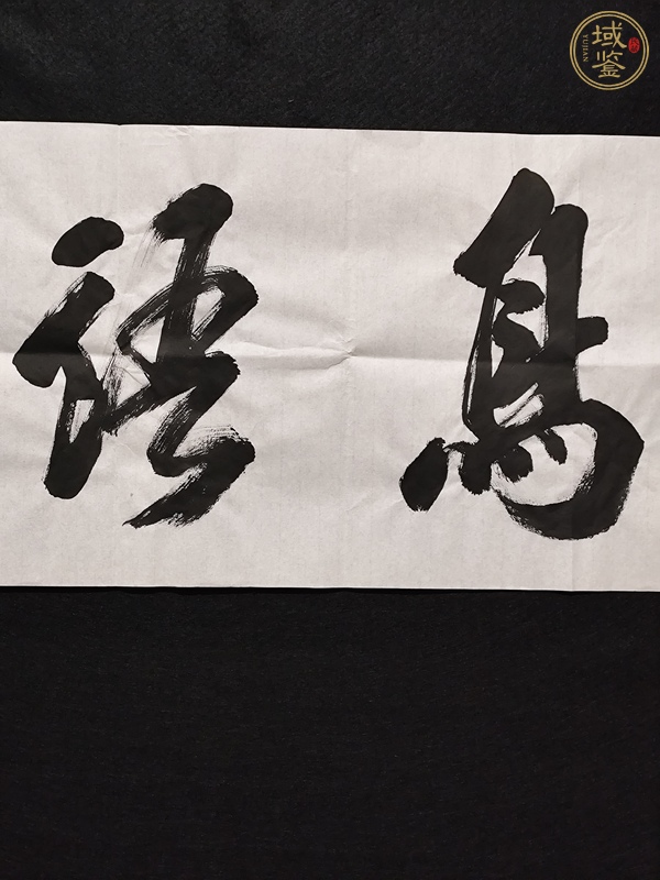 古玩字畫(huà)孫曉雲(yún)款行書(shū)橫幅真品鑒賞圖