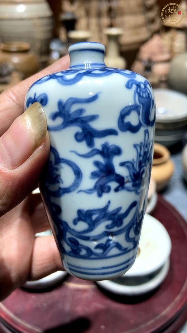 古玩陶瓷青花鼻煙壺真品鑒賞圖