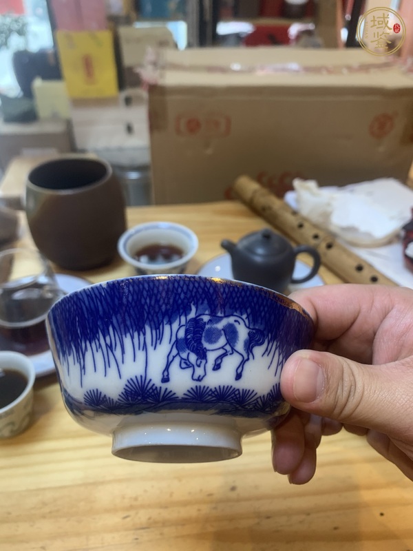 古玩陶瓷青花碗真品鑒賞圖