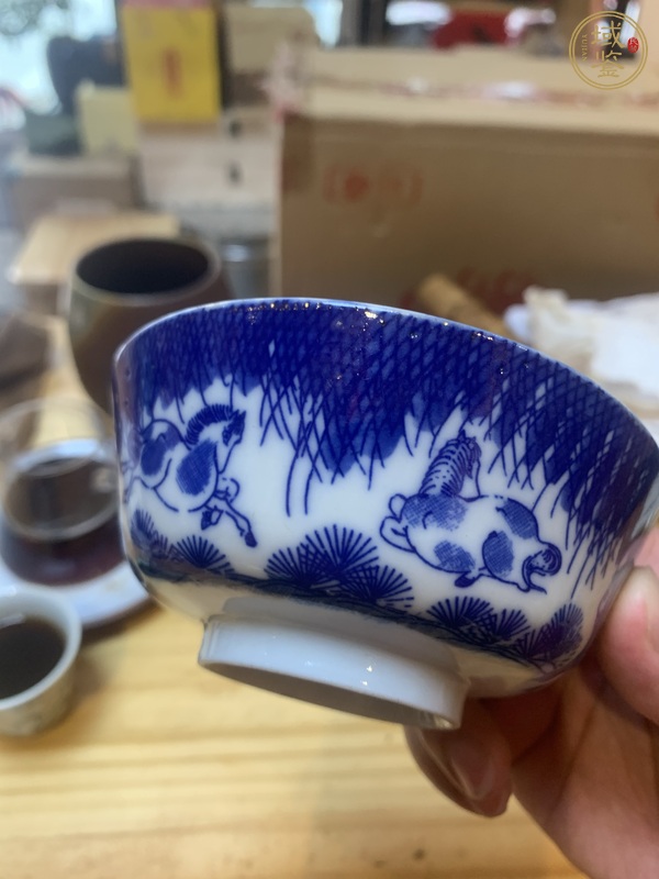 古玩陶瓷青花碗真品鑒賞圖