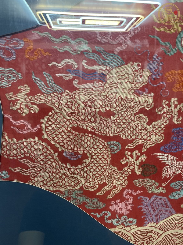 古玩雜項(xiàng)龍紋織金真品鑒賞圖