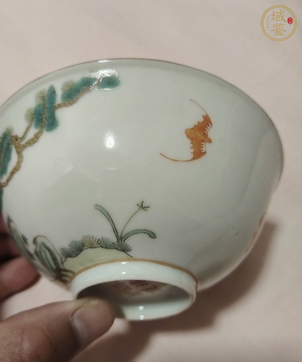 古玩陶瓷粉彩碗真品鑒賞圖