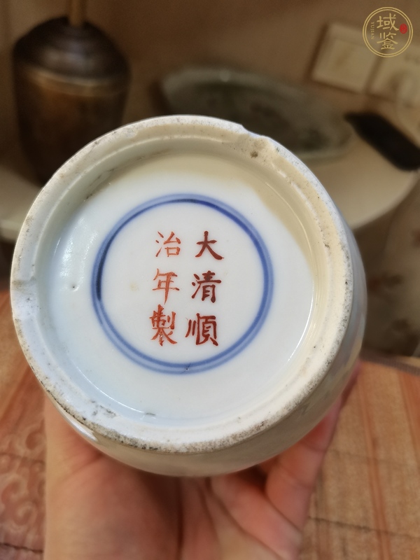 古玩陶瓷人物紋棒槌瓶真品鑒賞圖