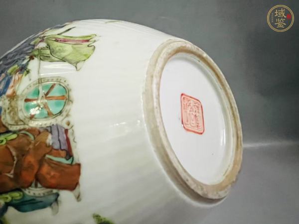 古玩陶瓷卷缸真品鑒賞圖