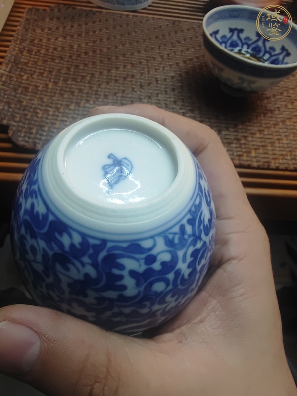 古玩陶瓷青花纏枝花卉紋葫蘆瓶，注意品相真品鑒賞圖