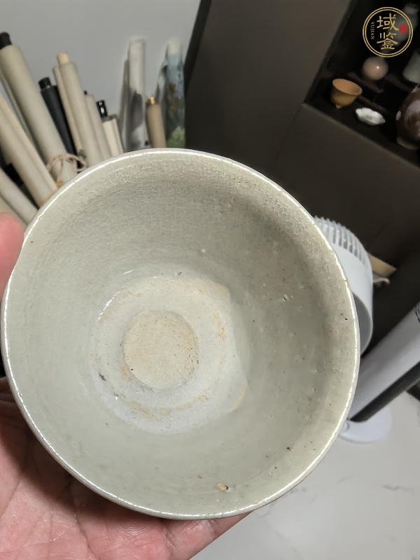 古玩陶瓷青白釉茶盞真品鑒賞圖