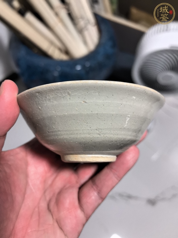 古玩陶瓷青白釉茶盞真品鑒賞圖