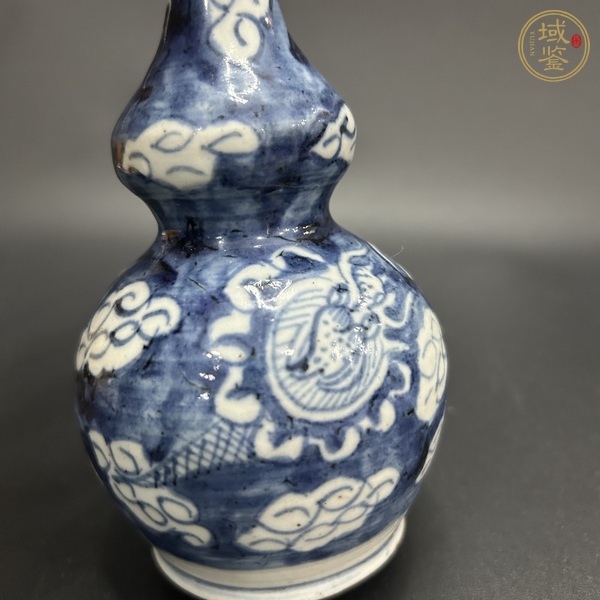 古玩陶瓷青花云龍紋葫蘆瓶真品鑒賞圖