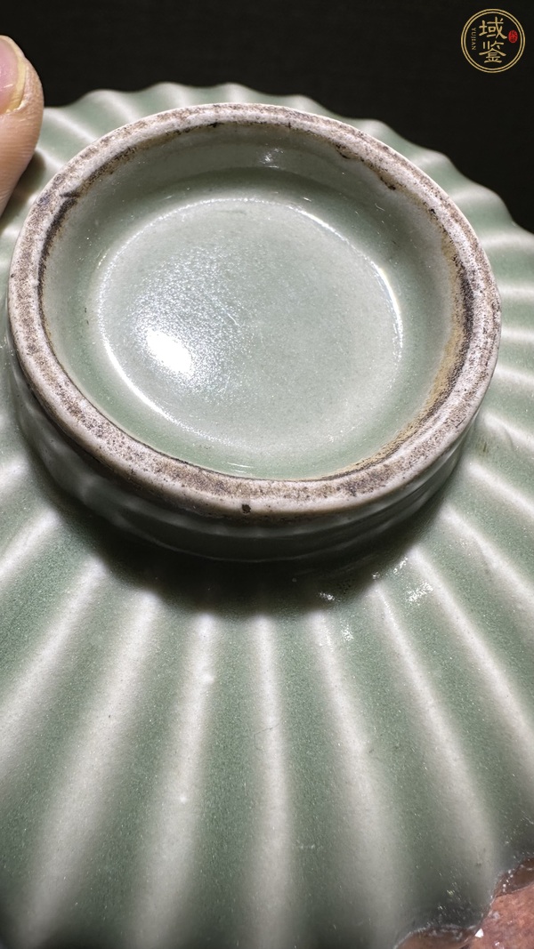 古玩陶瓷青釉茶圓真品鑒賞圖