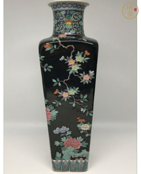 古玩陶瓷花鳥紋瓶真品鑒賞圖