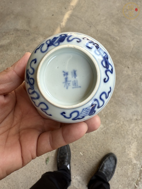 古玩陶瓷青花杯真品鑒賞圖