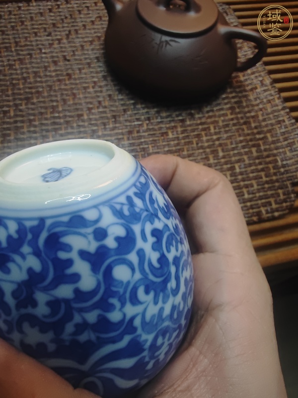 古玩陶瓷青花纏枝蓮紋葫蘆瓶真品鑒賞圖