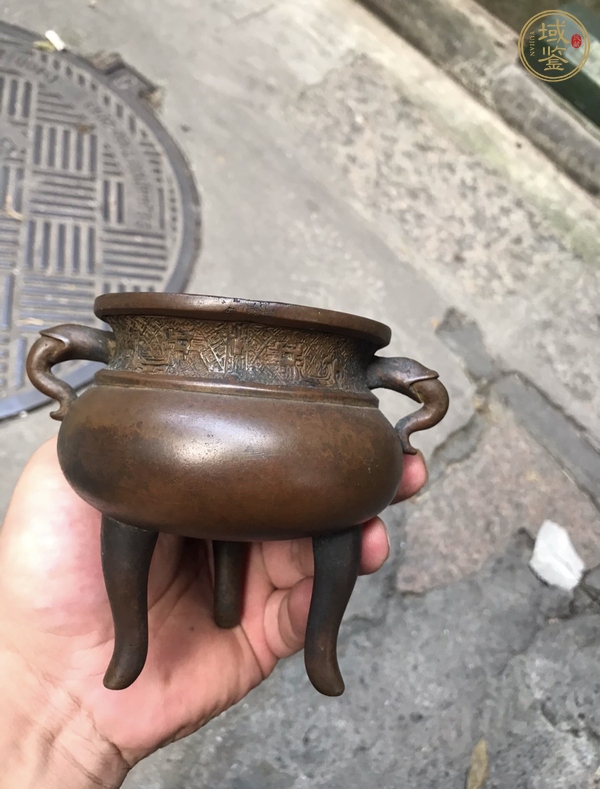 古玩銅器銅爐真品鑒賞圖