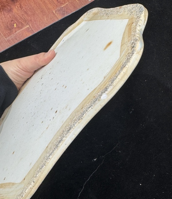 古玩陶瓷粉彩山水海棠型瓷板拍賣,當前價格6500元