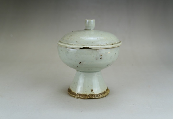 古玩陶瓷精品:元代影青釉瓷豆（罕見影青器）拍賣，當(dāng)前價(jià)格1元