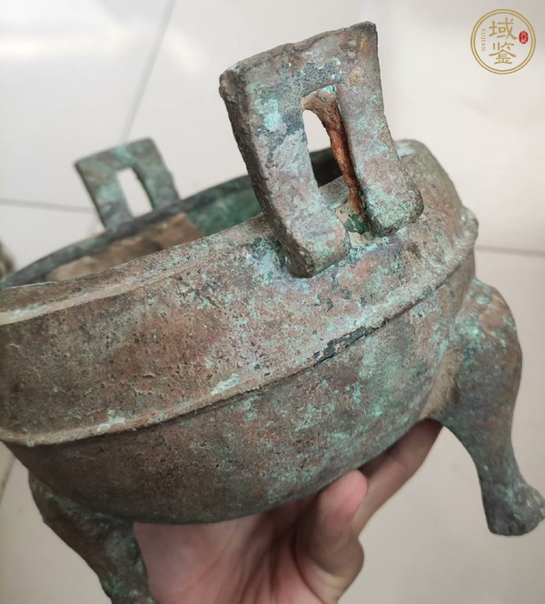 古玩銅器鼎真品鑒賞圖