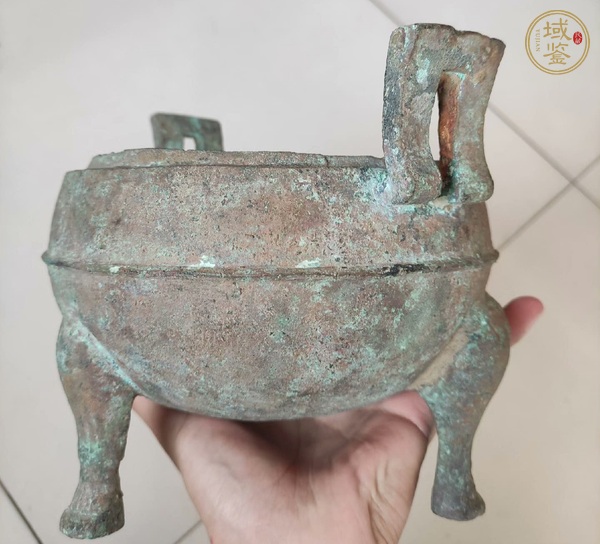 古玩銅器鼎真品鑒賞圖