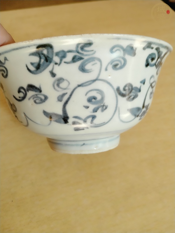 古玩瓷器明早期青花碗真品鑒賞圖