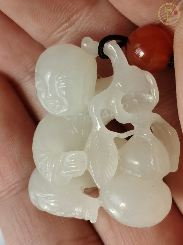 古玩玉器童子雕刻件真品鑒賞圖