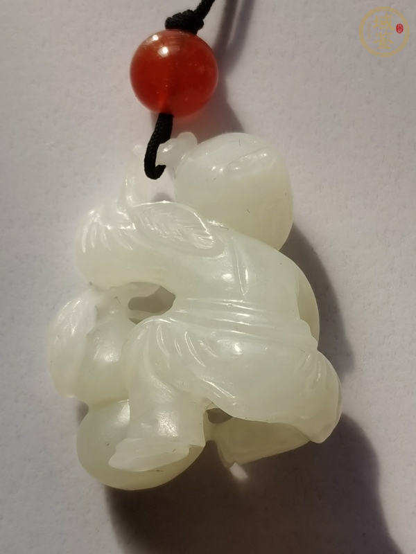 古玩玉器童子雕刻件真品鑒賞圖